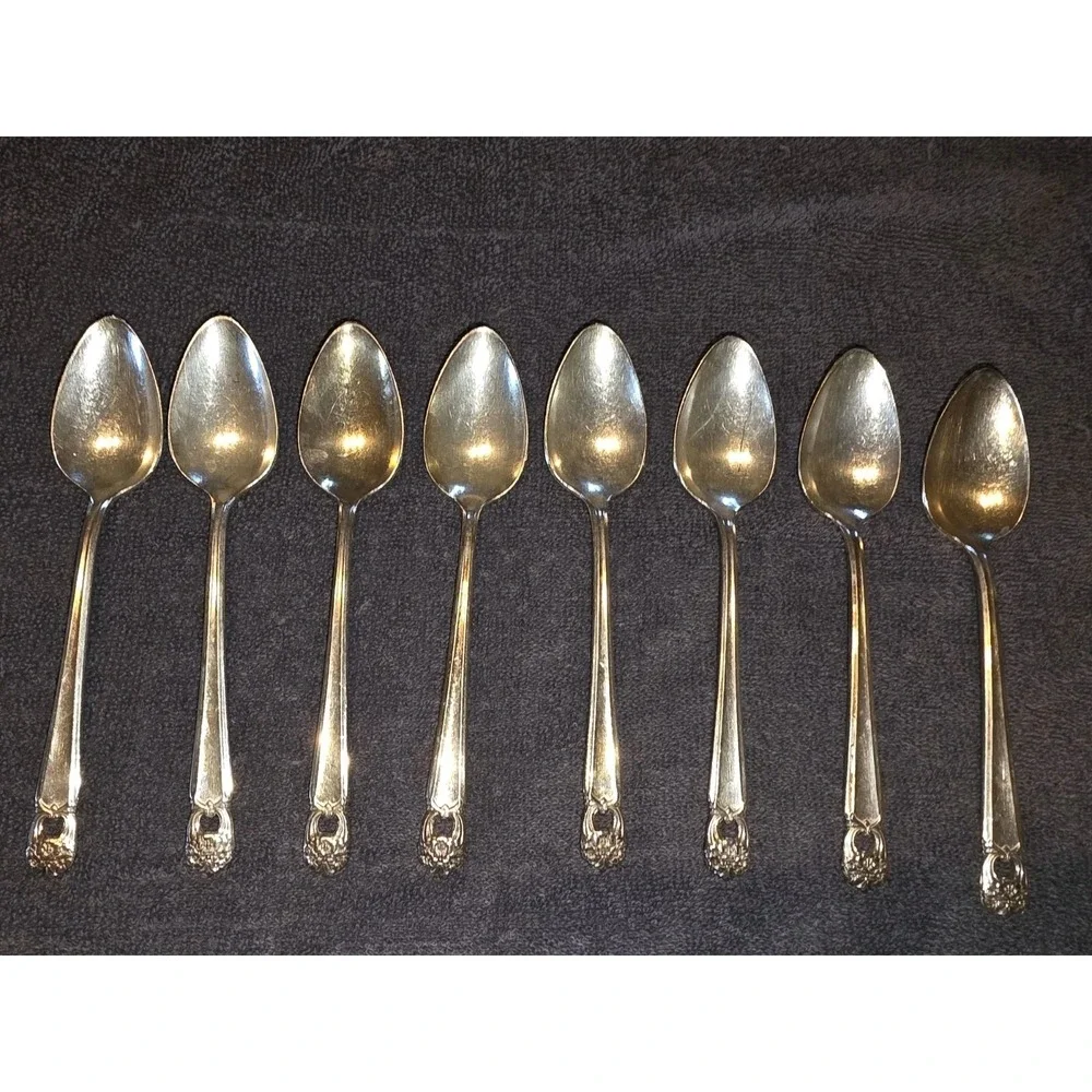 Silver plate 1847 Rogers Bros Eternally Yours 50 Pc Set Butter Knife Sugar Spoon